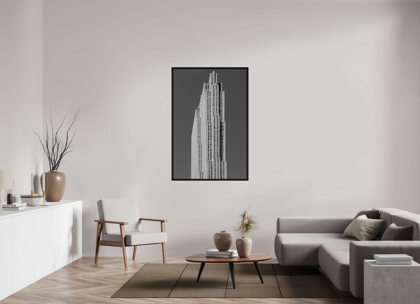 36 x 54″, Floater Frame Rockefeller Center