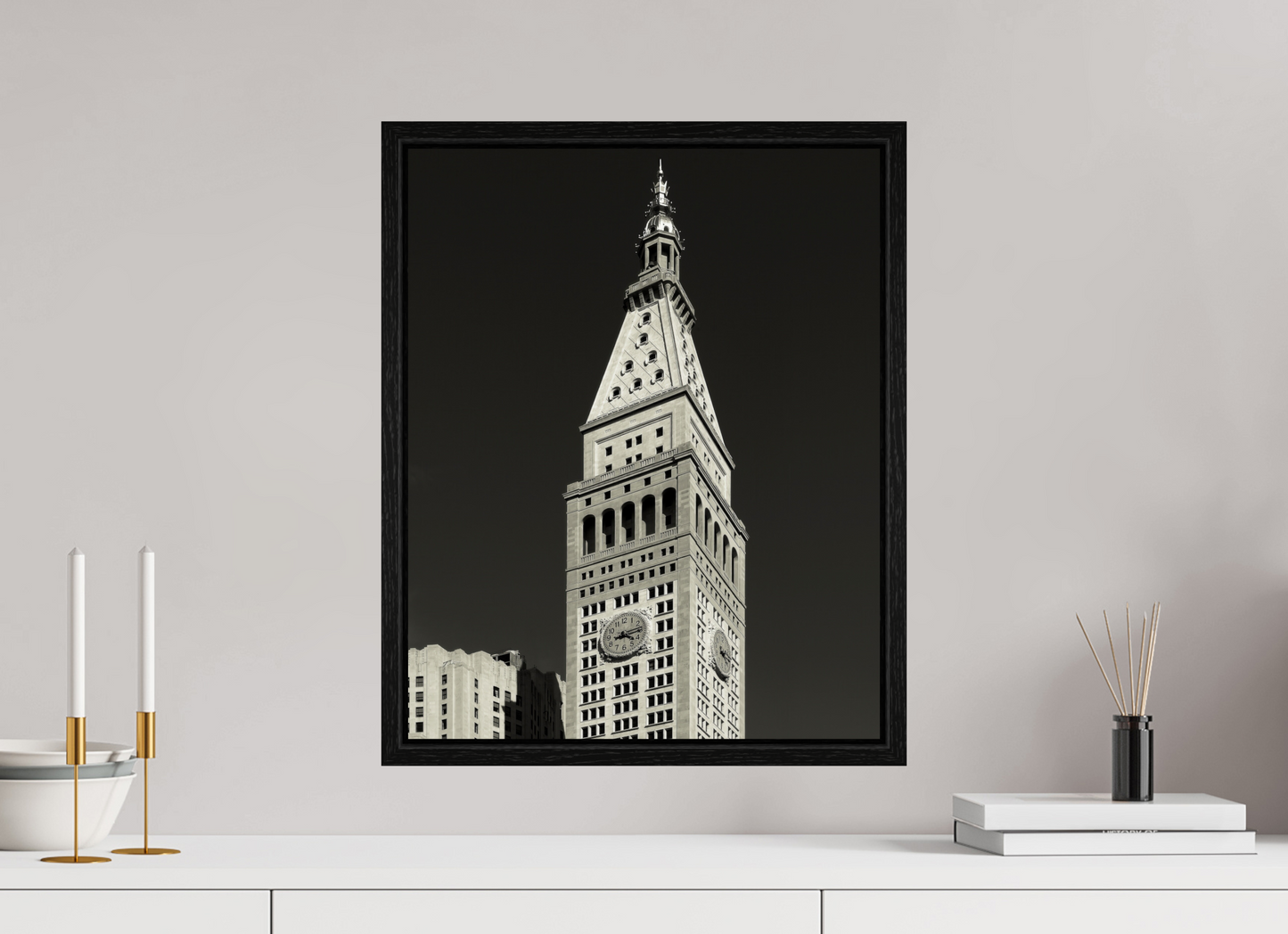 16 x 20″, Floater Frame Metropolitan Life Insurance Company Tower