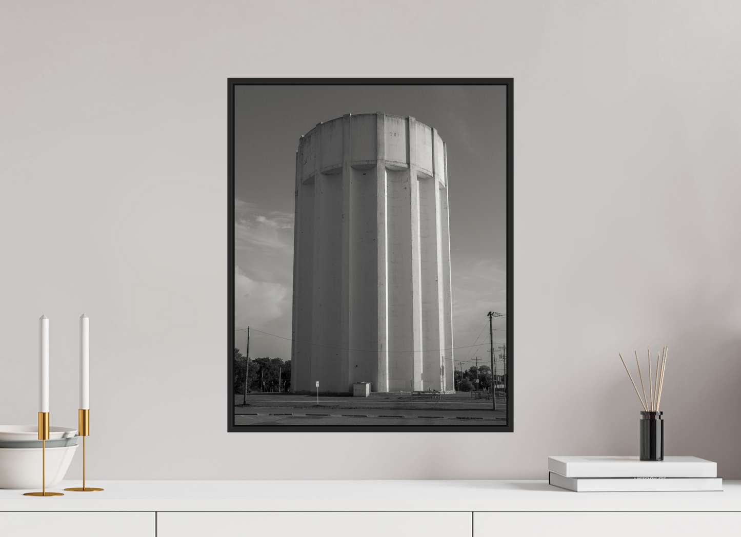 Ribbed Water Tower Kansas