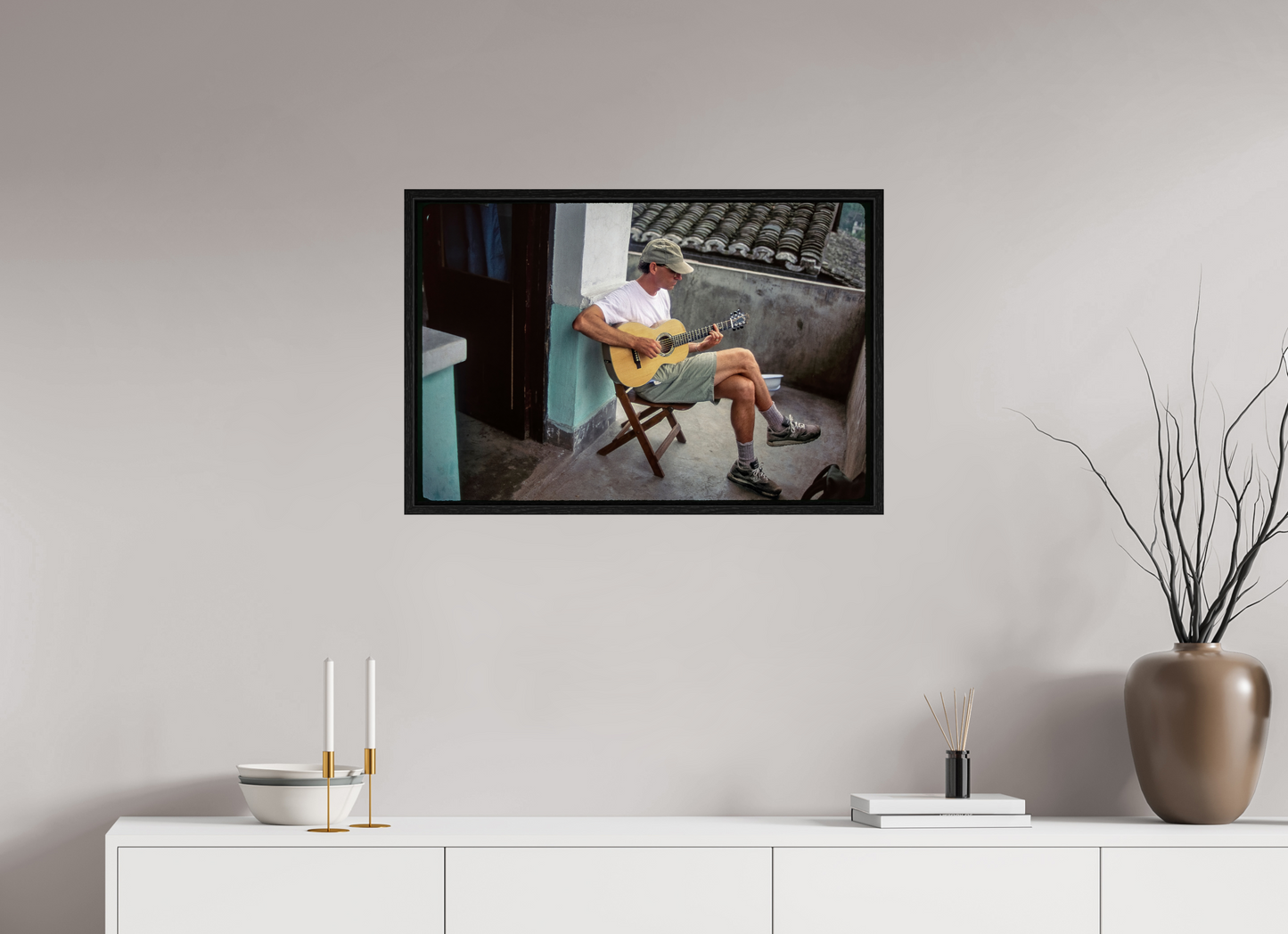 30.3 x 20″, Floater Frame James Taylor in China