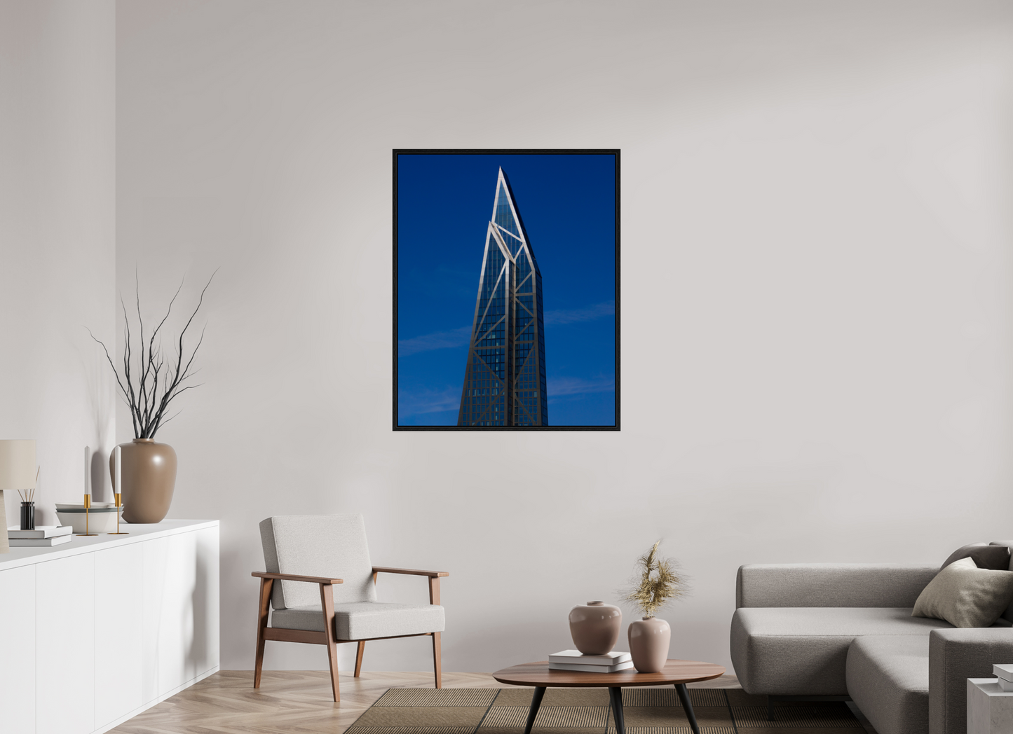 35 x 43.7″, Floater Frame MoMA Tower