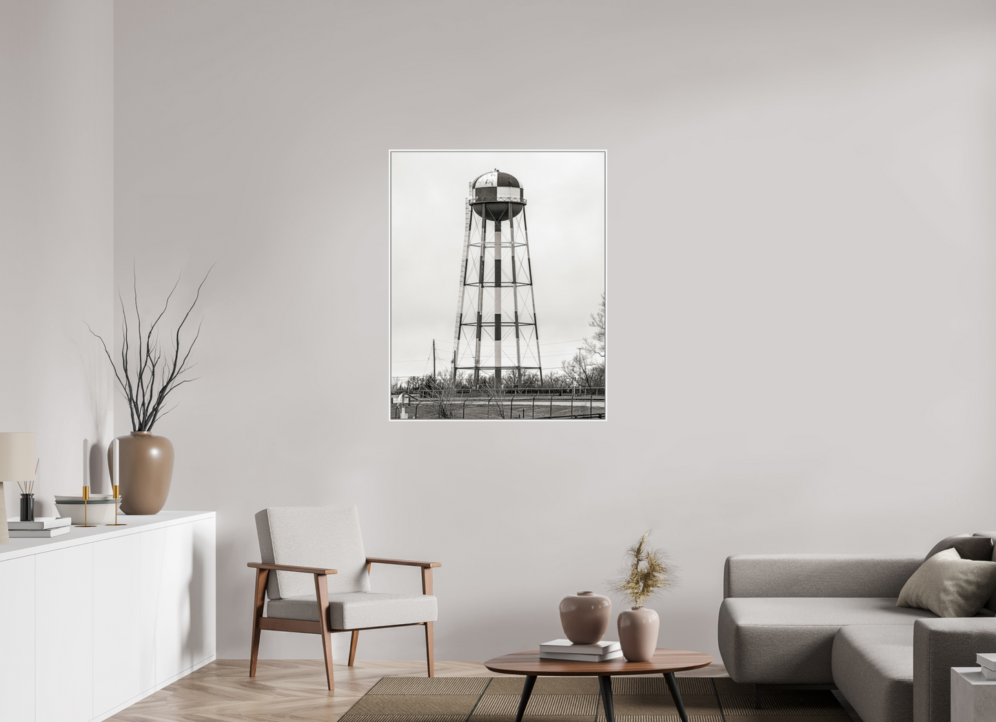 Checkered Water Tower