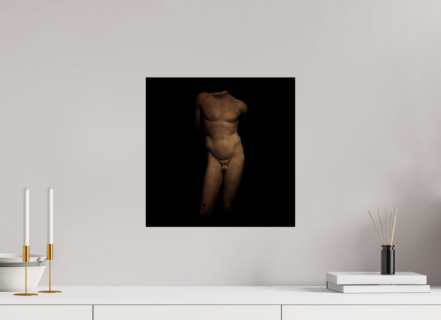 15 x 15″, Frameless Acrylic Glass Narcissus