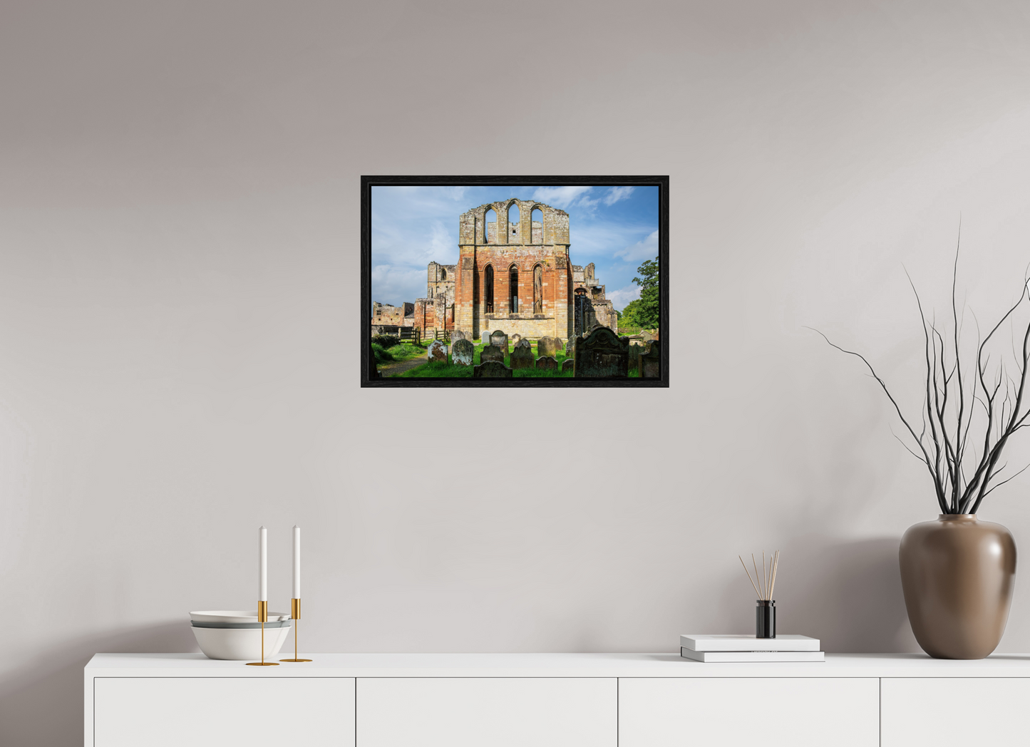 24 x 16″, Floater Frame Ruins of Cathedral of Saint Andrew