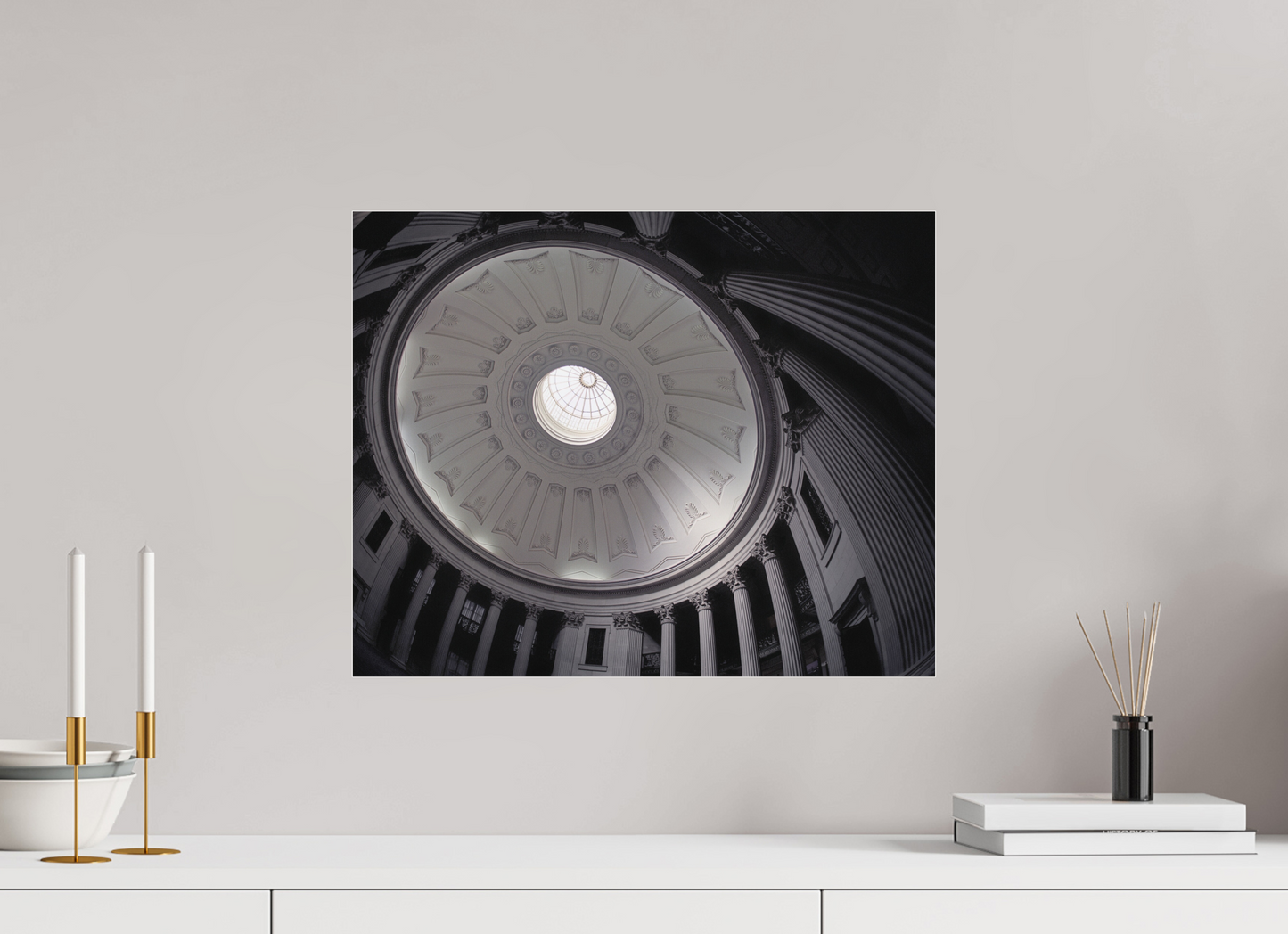 20 x 16″, Frameless Acrylic Glass Federal Hall Interior Dome, Manhattan