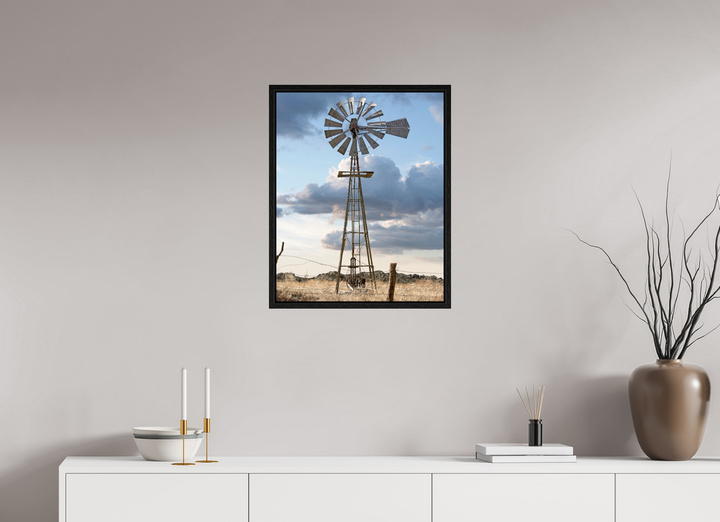 20 x 25″, Floater Frame Water Wheel - Cold Springs, CO