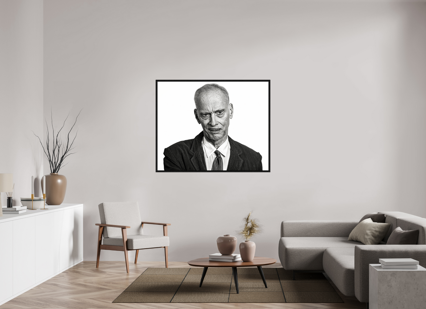 53.7 x 43″, Floater Frame John Waters