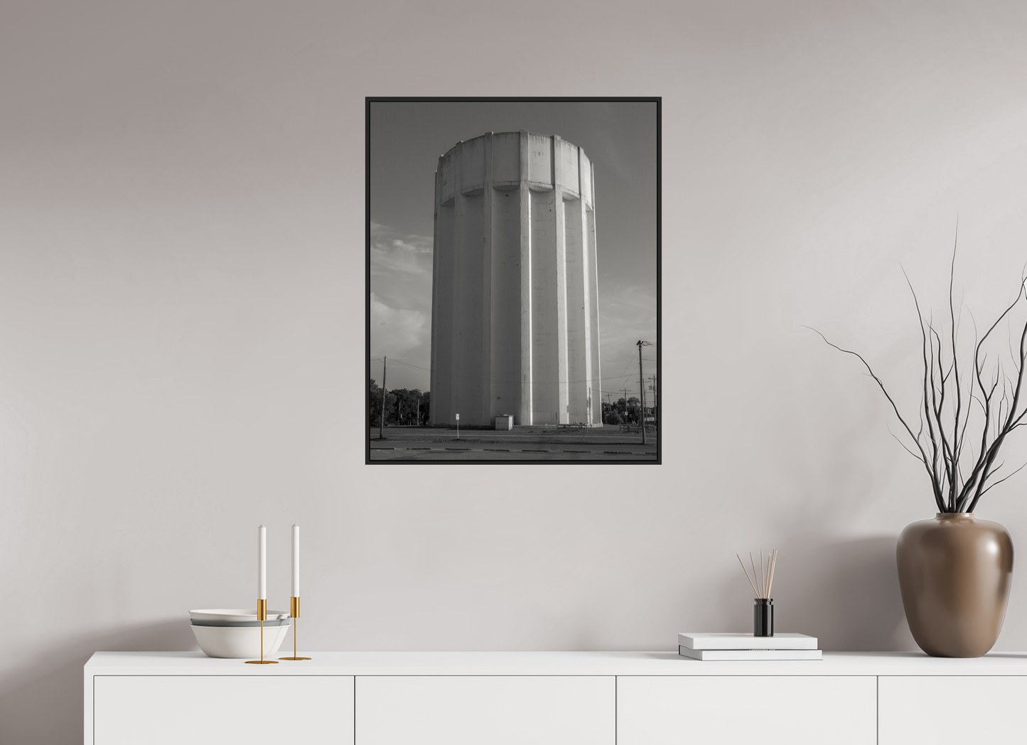 Ribbed Water Tower Kansas