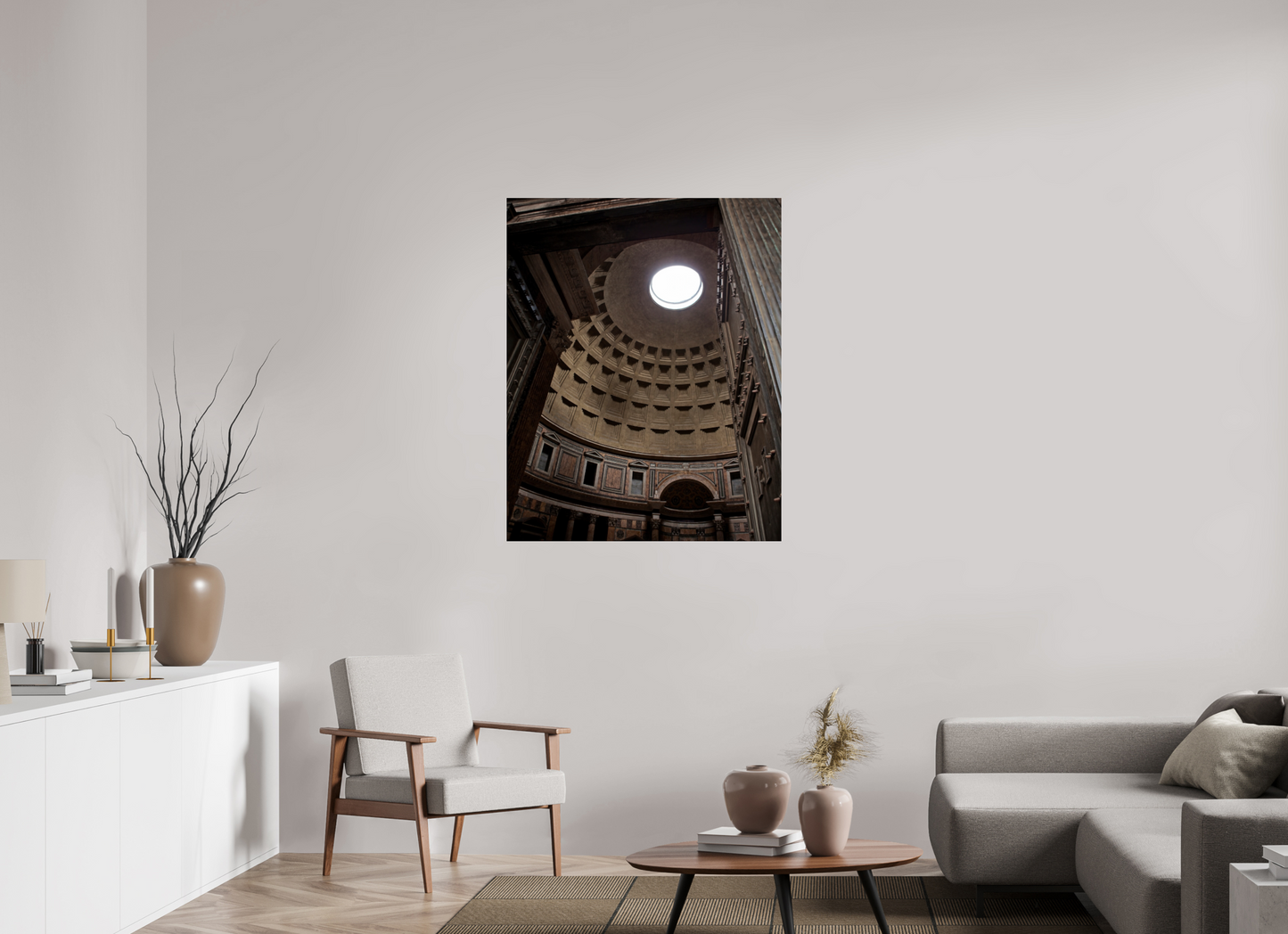 35 x 43.7″, Frameless Acrylic Glass Pantheon