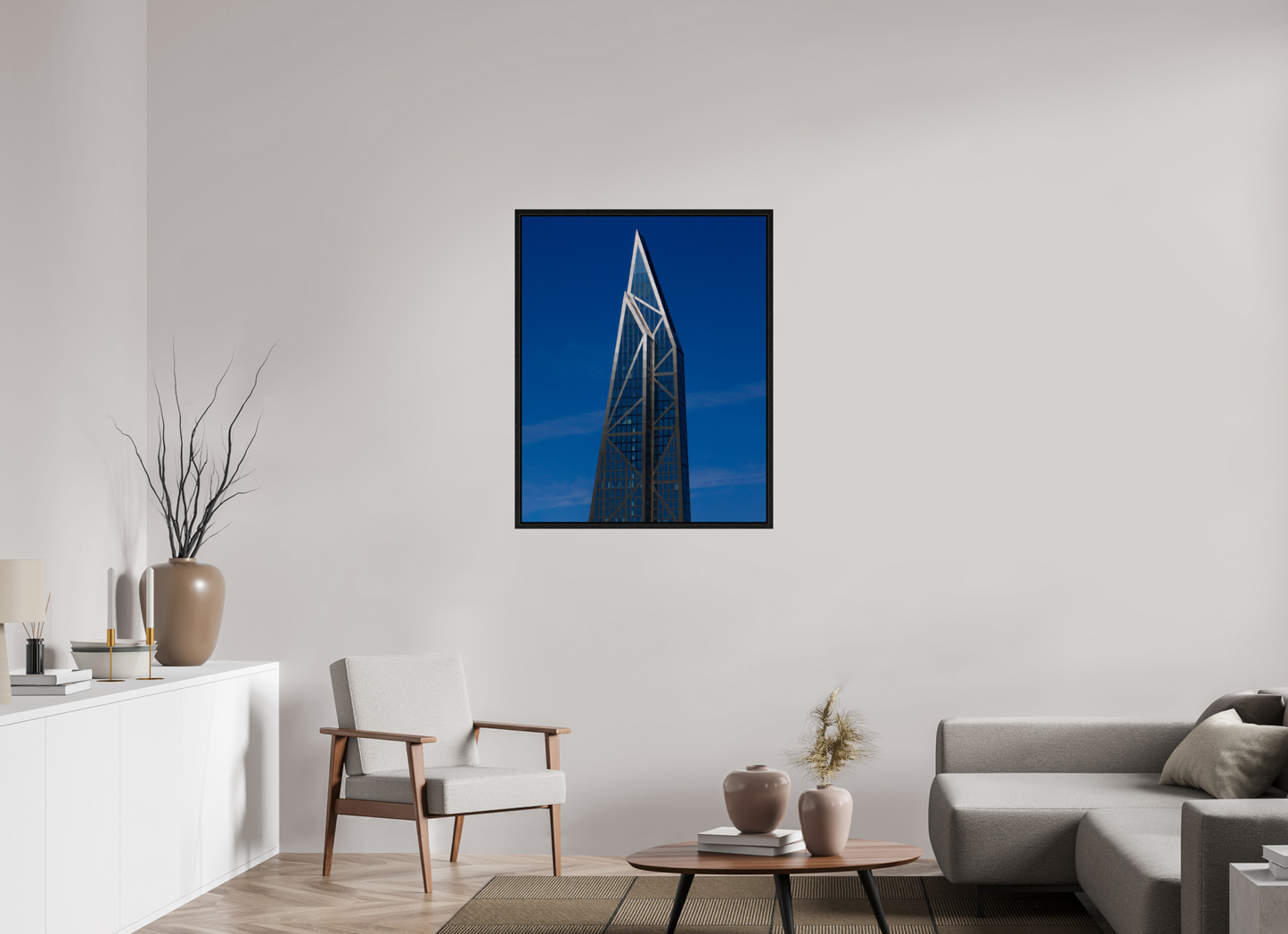 31 x 38.7″, Floater Frame MoMA Tower