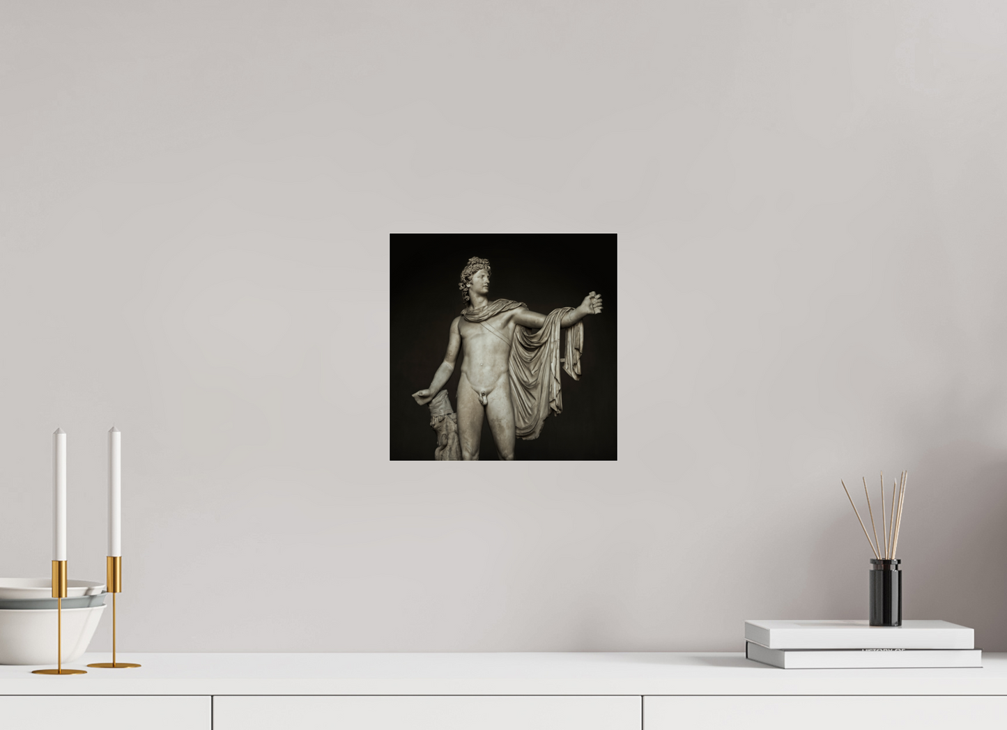 10 x 10″, Frameless Acrylic Glass Apollo