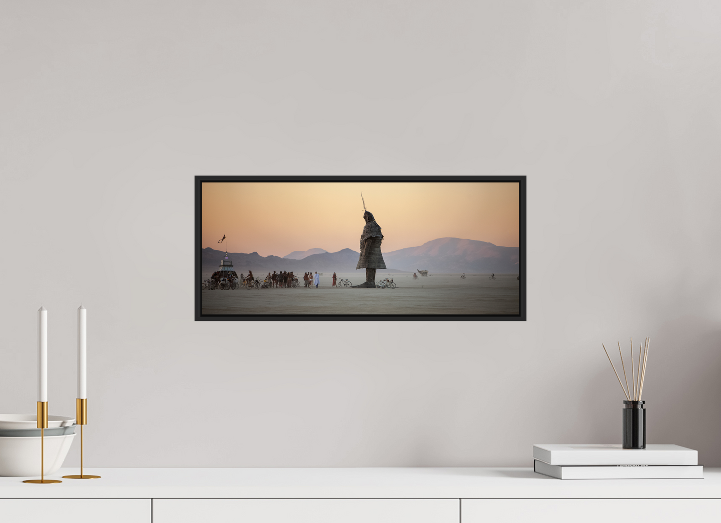 Burning Man - The Samurai with Admirer