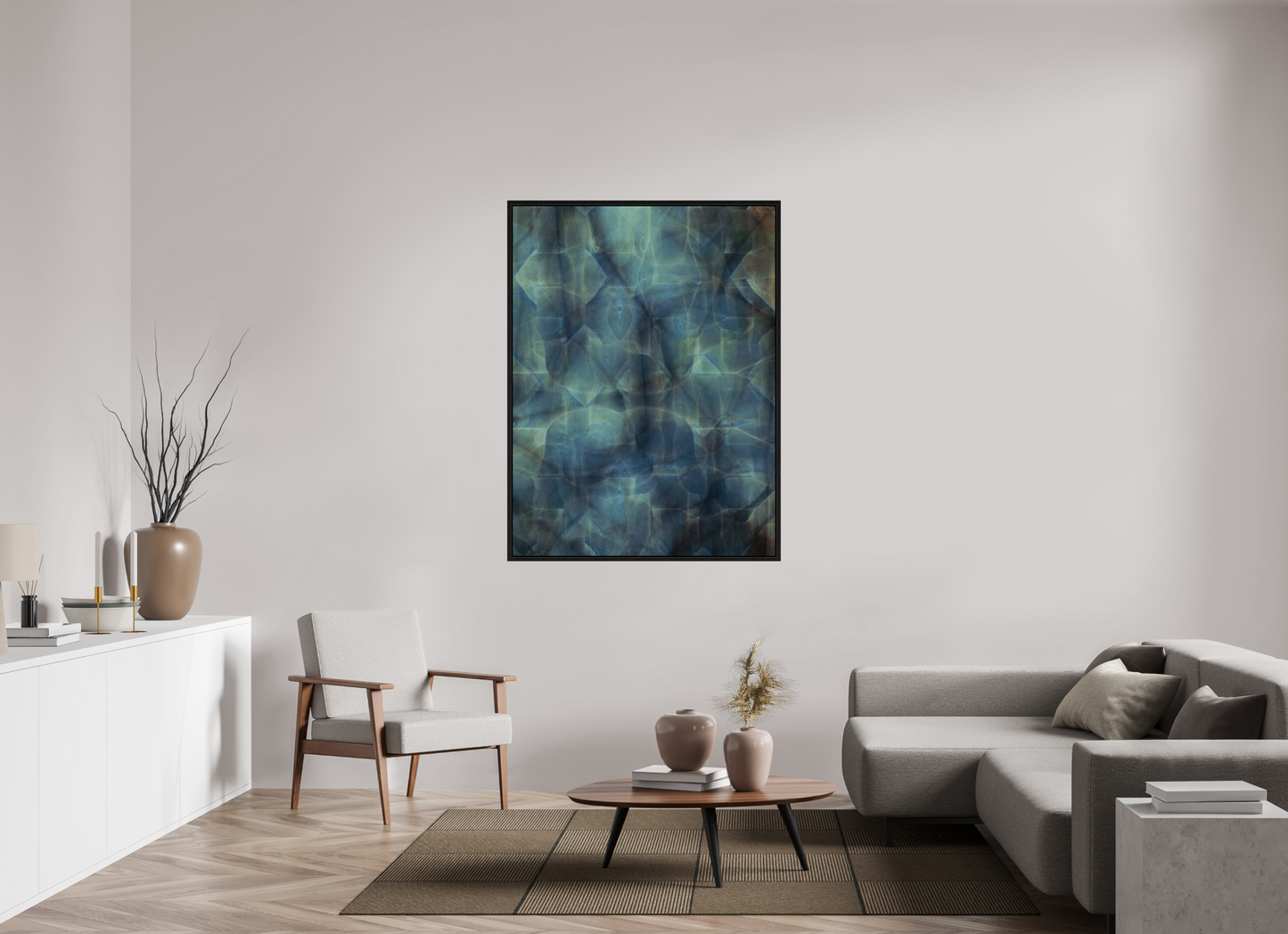 42 x 56″, Floater Frame Abstract No 308