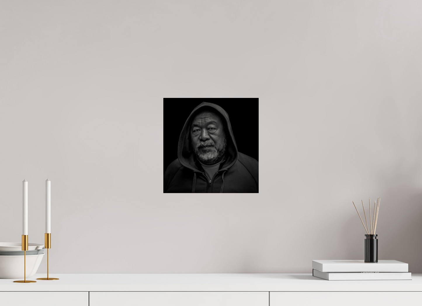 10 x 10″, Frameless Acrylic Glass Ai WeiWei