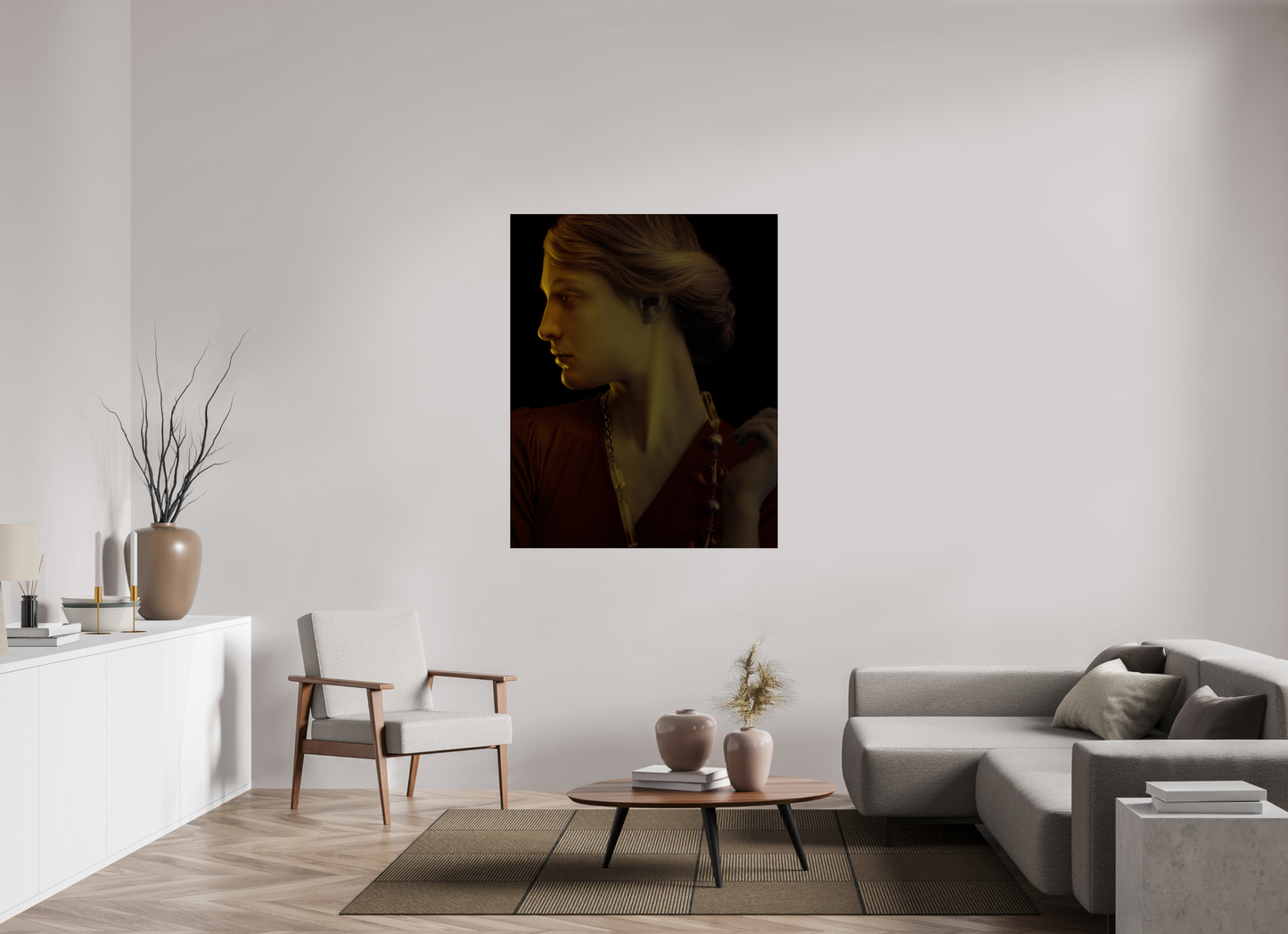 43 x 53.7″, Frameless Acrylic Glass Amanda