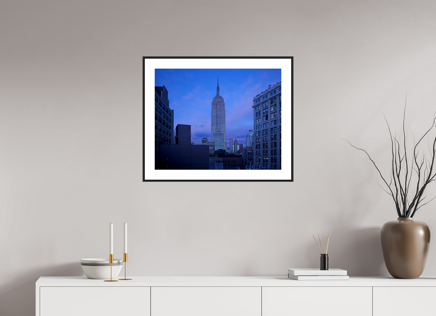 The Empire State Building at Dusk