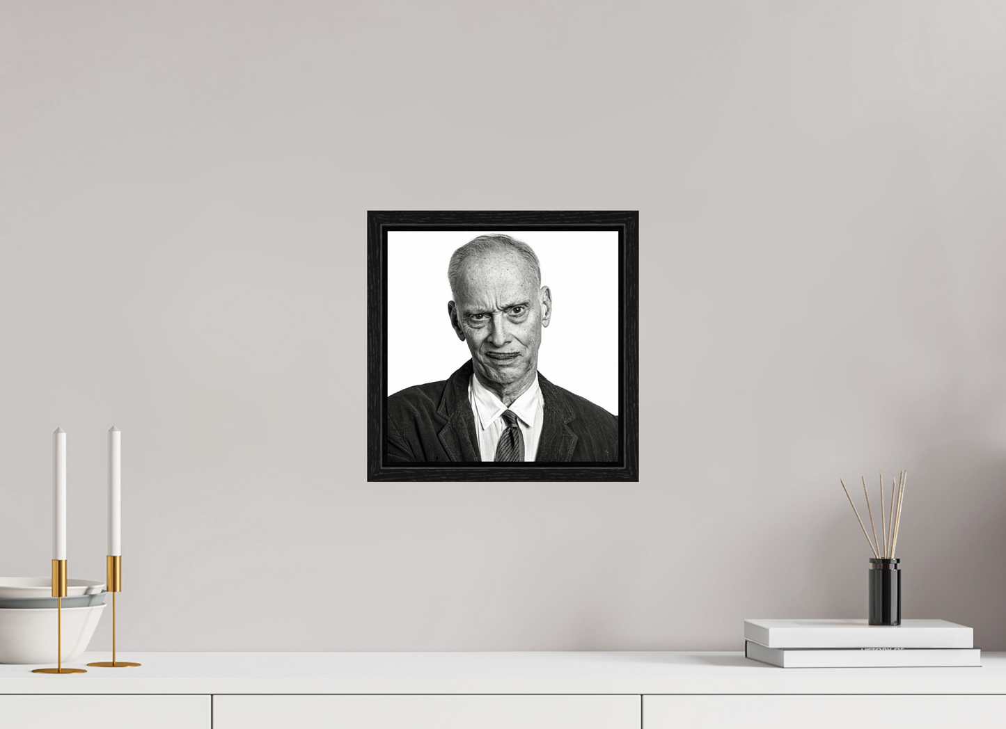 10 x 10″, Floater Frame John Waters