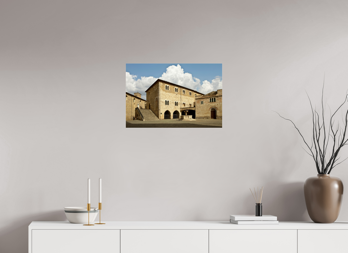 24 x 16″, Frameless Acrylic Glass Romanesque Church of San Silvestro