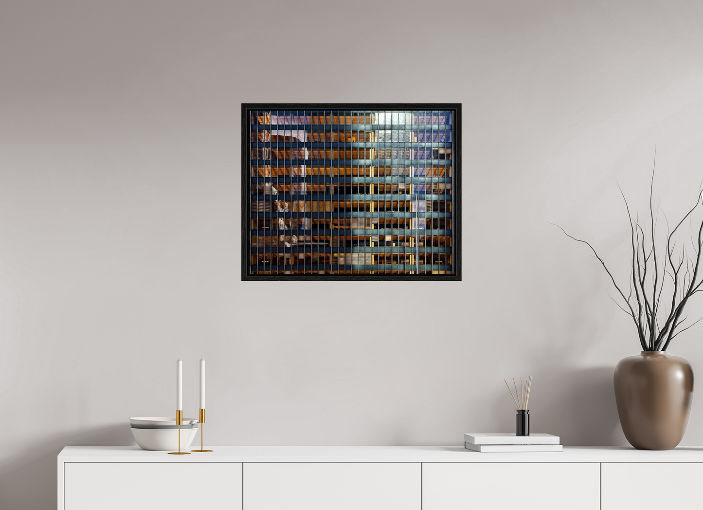 25.2 x 20″, Floater Frame Seagram Building