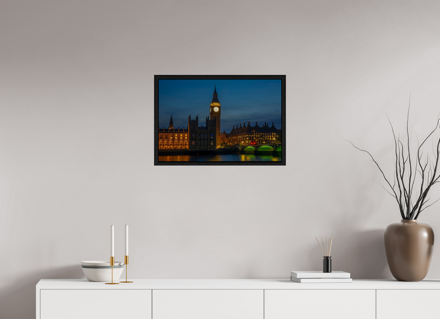 24 x 16″, Floater Frame Big Ben