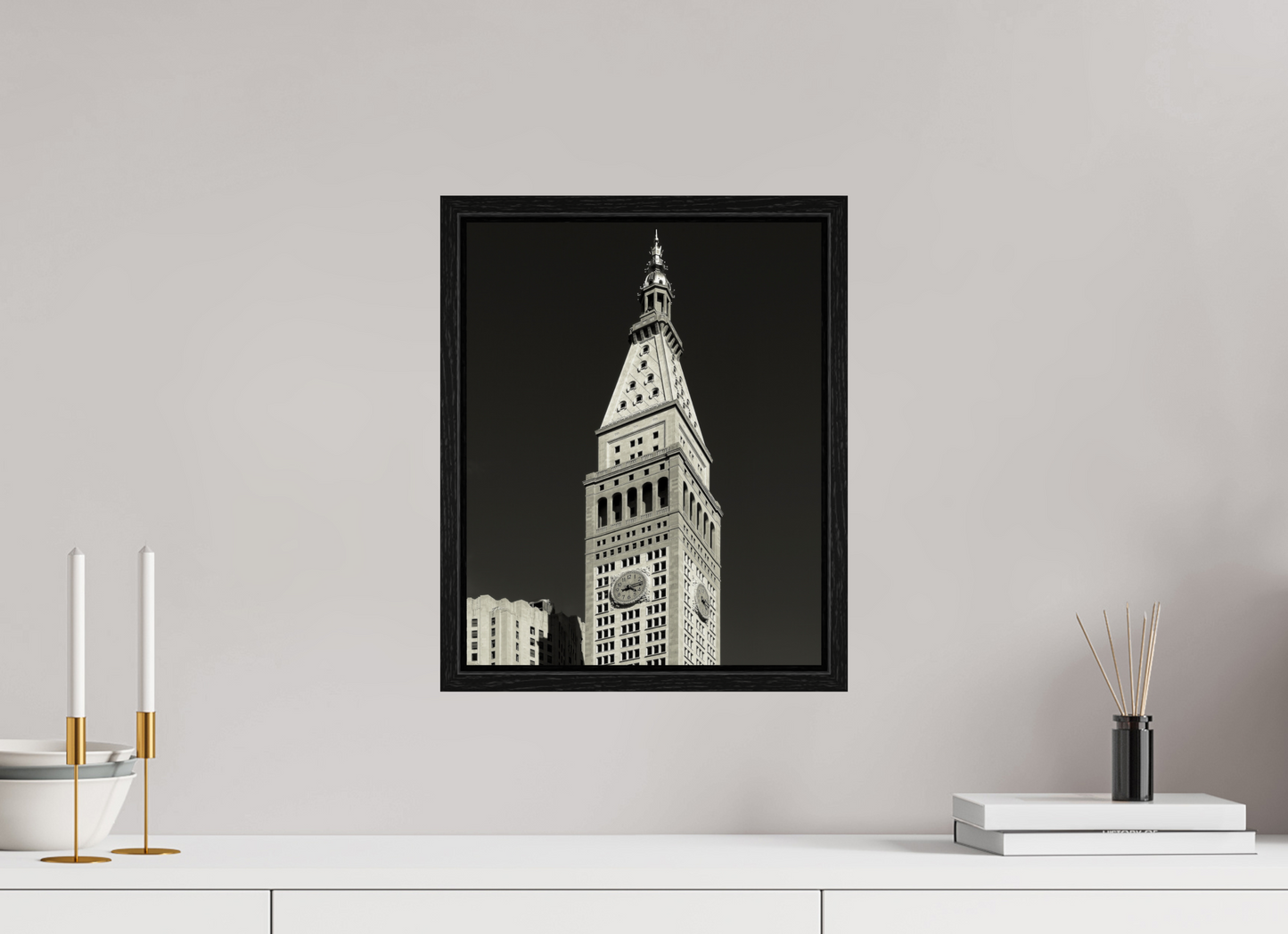 12 x 15″, Floater Frame Metropolitan Life Insurance Company Tower