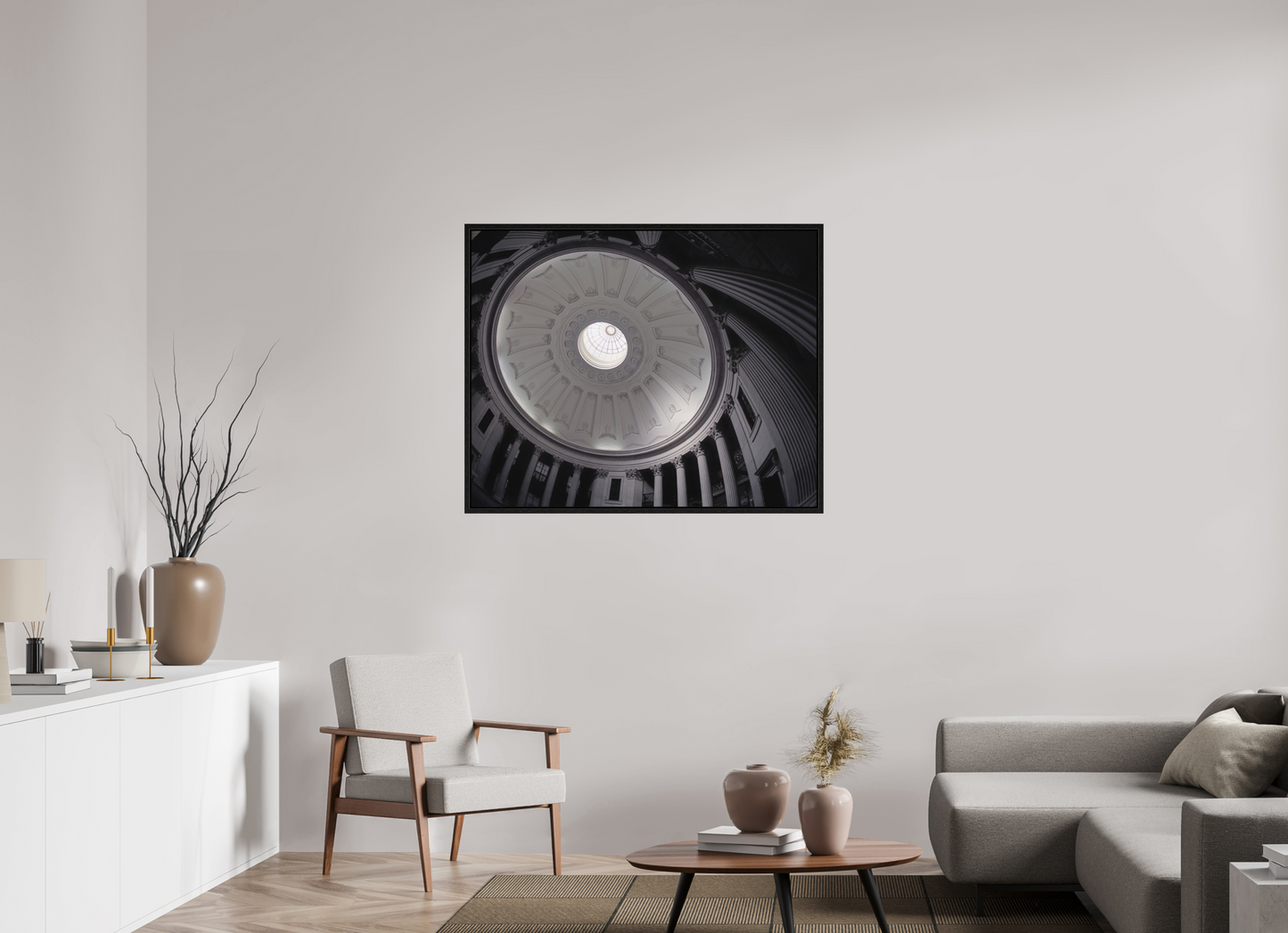 43.7 x 35″, Floater Frame Federal Hall Interior Dome, Manhattan
