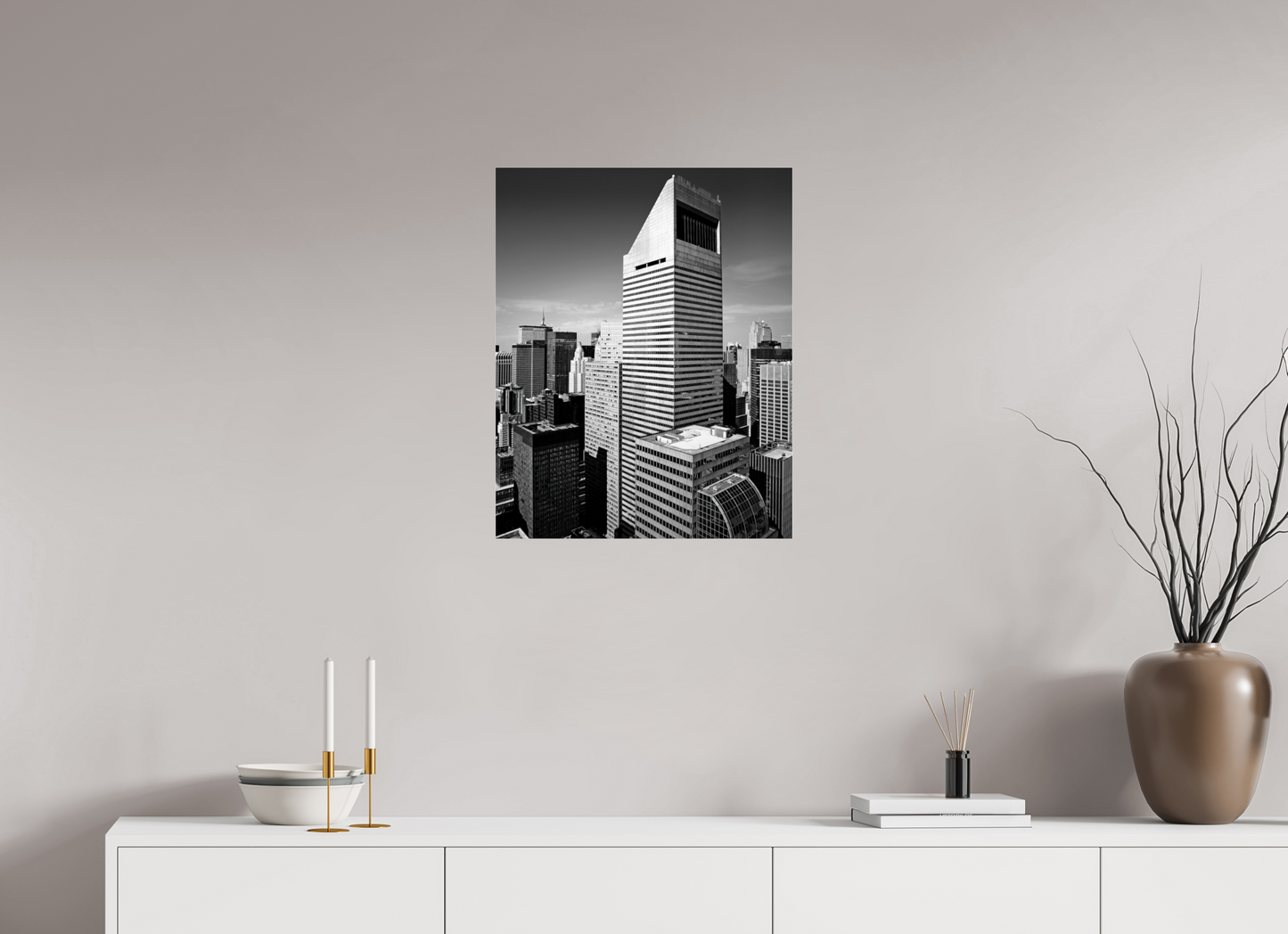 20 x 25″, Frameless Acrylic Glass Citigroup Tower