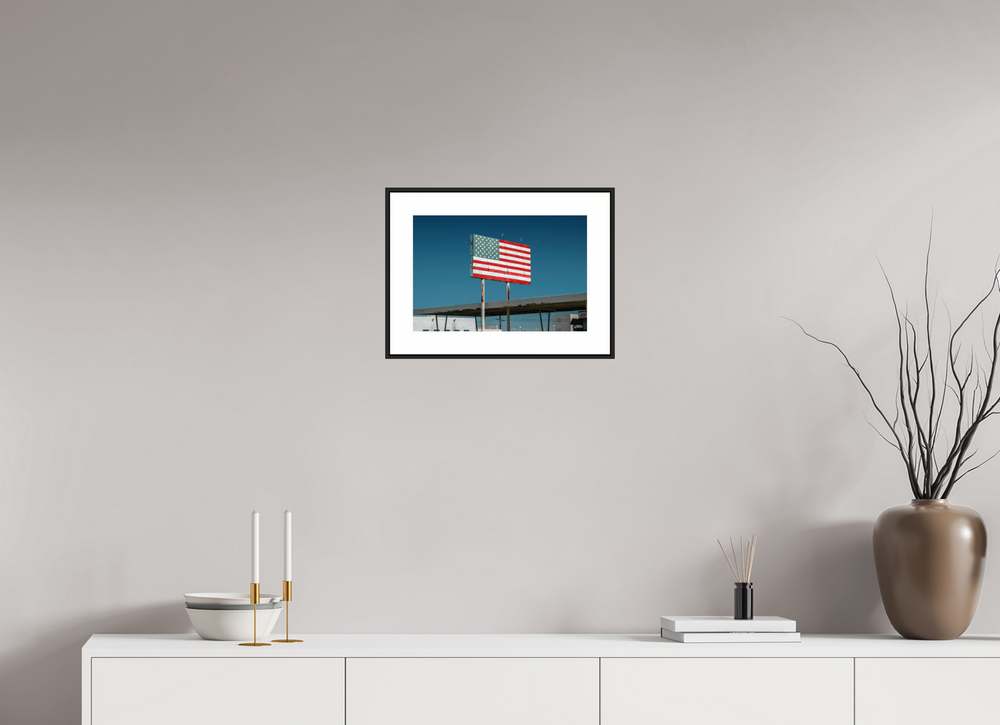 USA Flag Sign