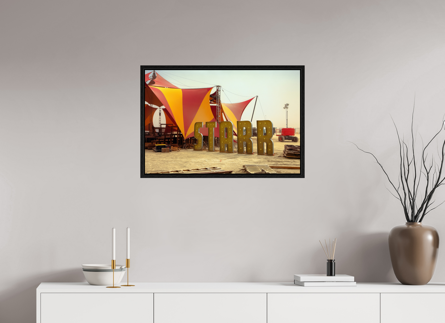 30 x 20″, Floater Frame Starr