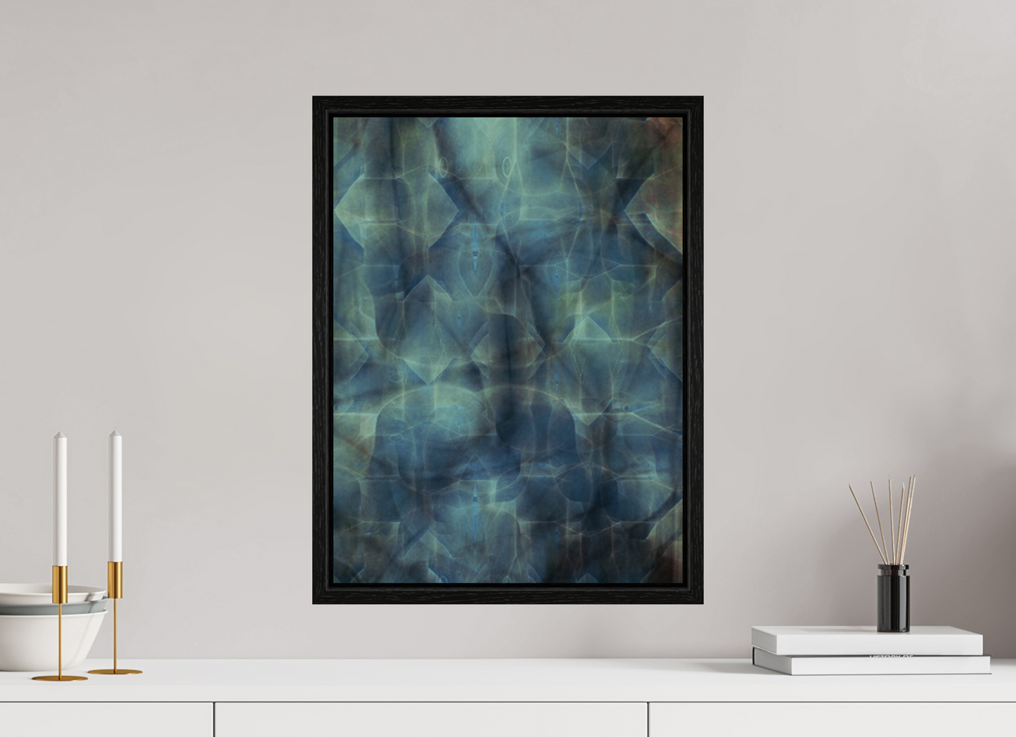 15 x 20″, Floater Frame Abstract No 308