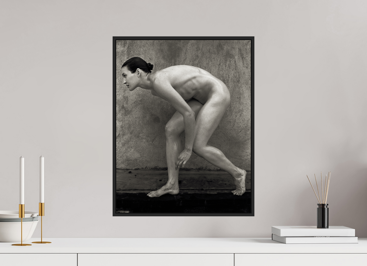 16 x 20.5″, Black Matte Frame, No Border Steinway Tower Under Construction