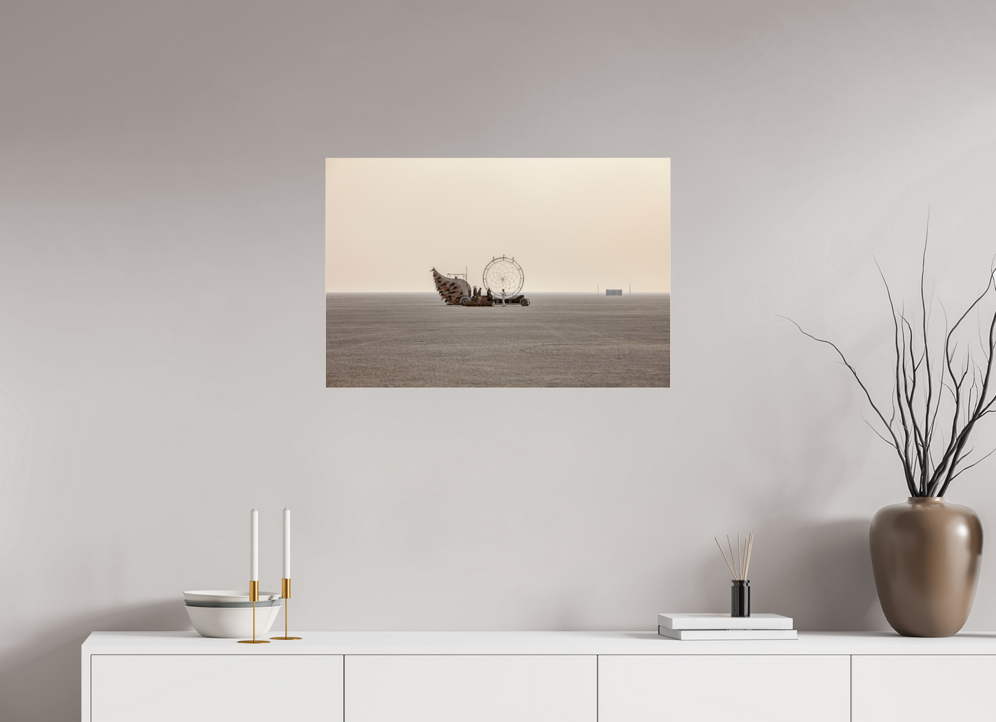 30 x 20″, Frameless Acrylic Glass Burning Man