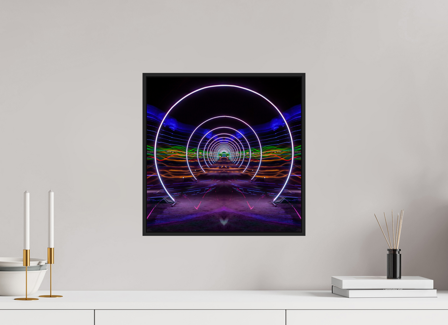 Burning Man - Concentric Circles of Light