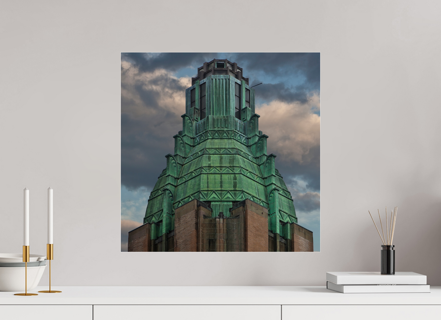 20 x 20″, Frameless Acrylic Glass Waldorf Astoria