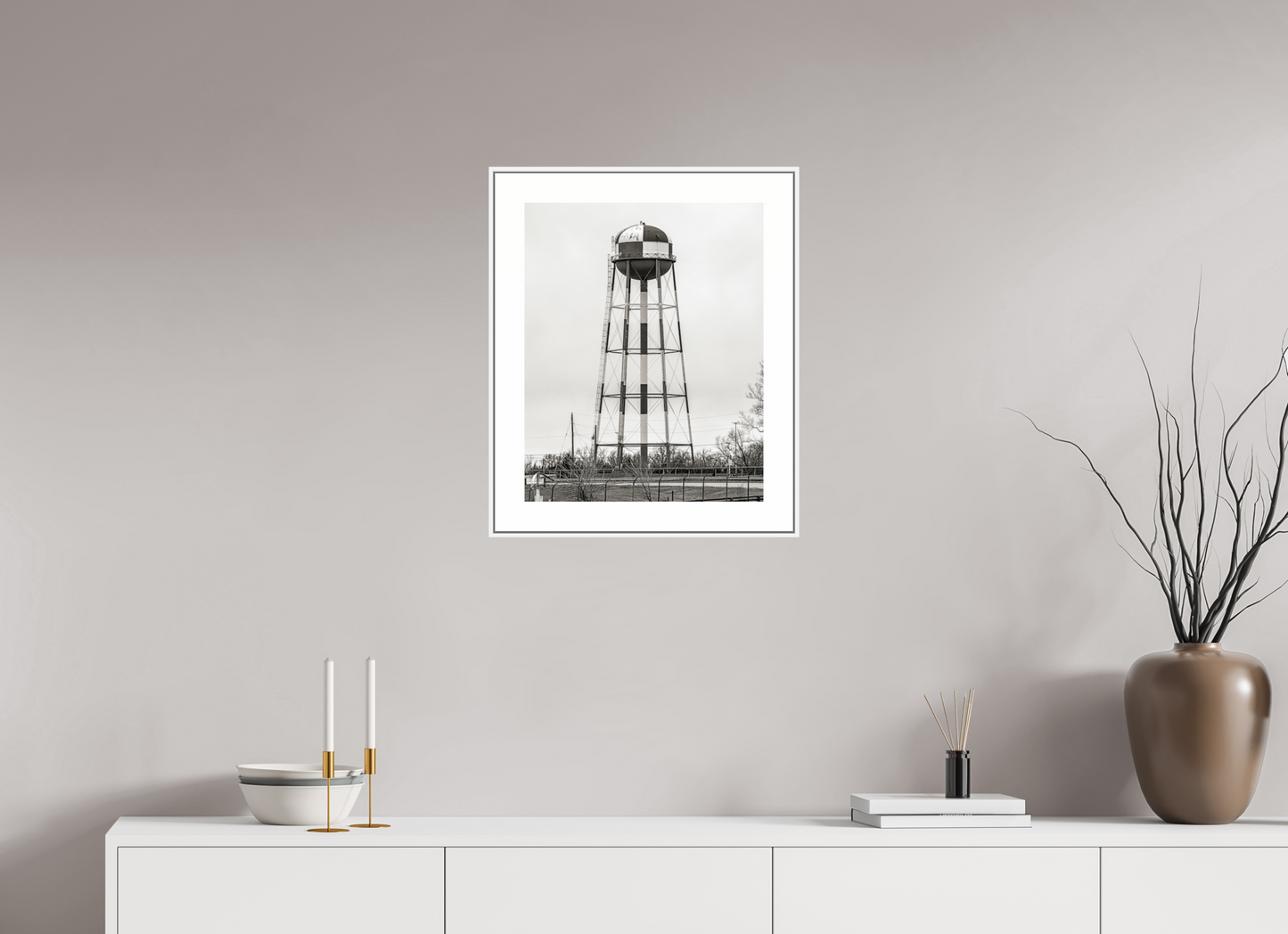 Checkered Water Tower