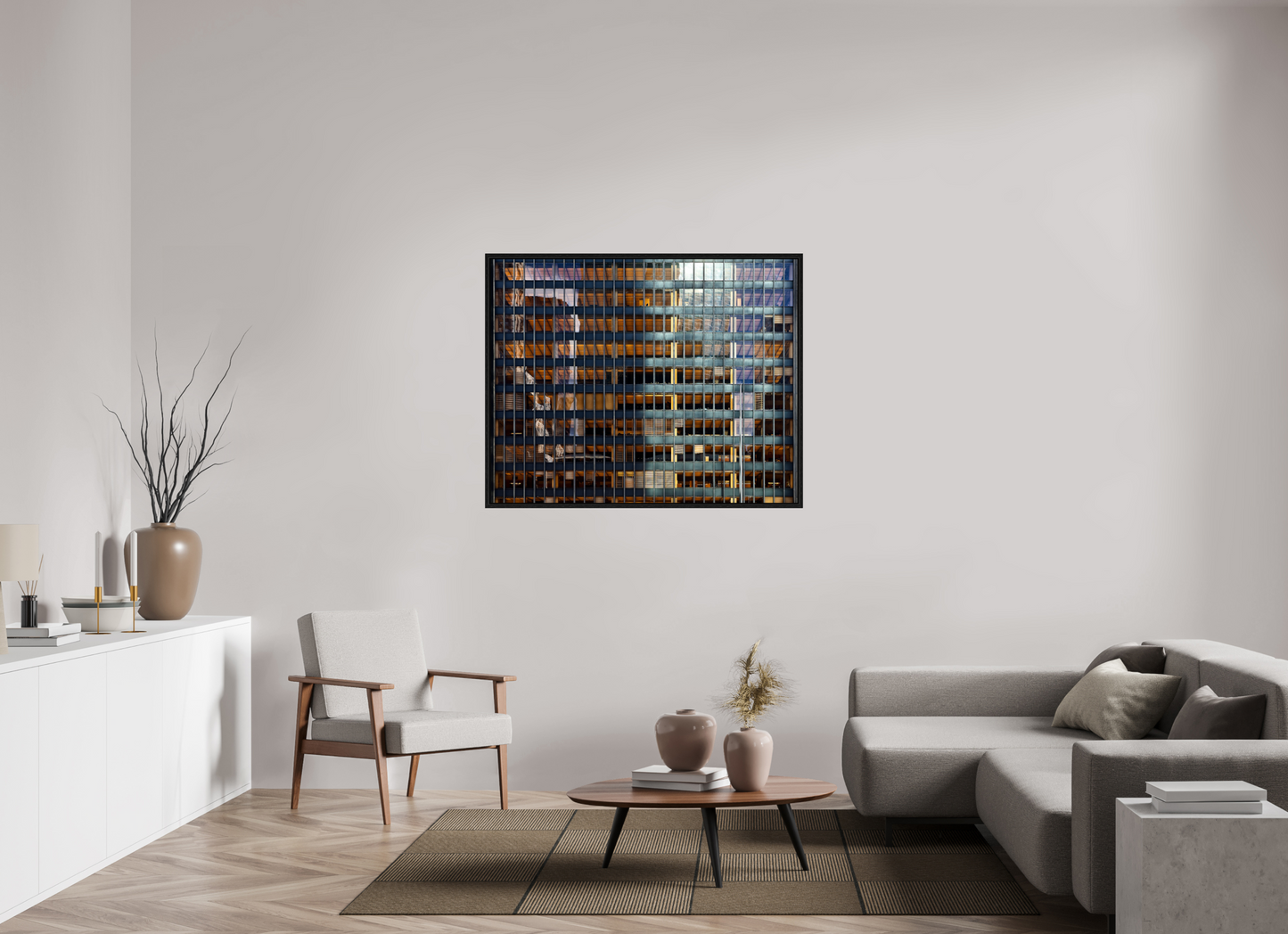 49.1 x 39″, Floater Frame Seagram Building