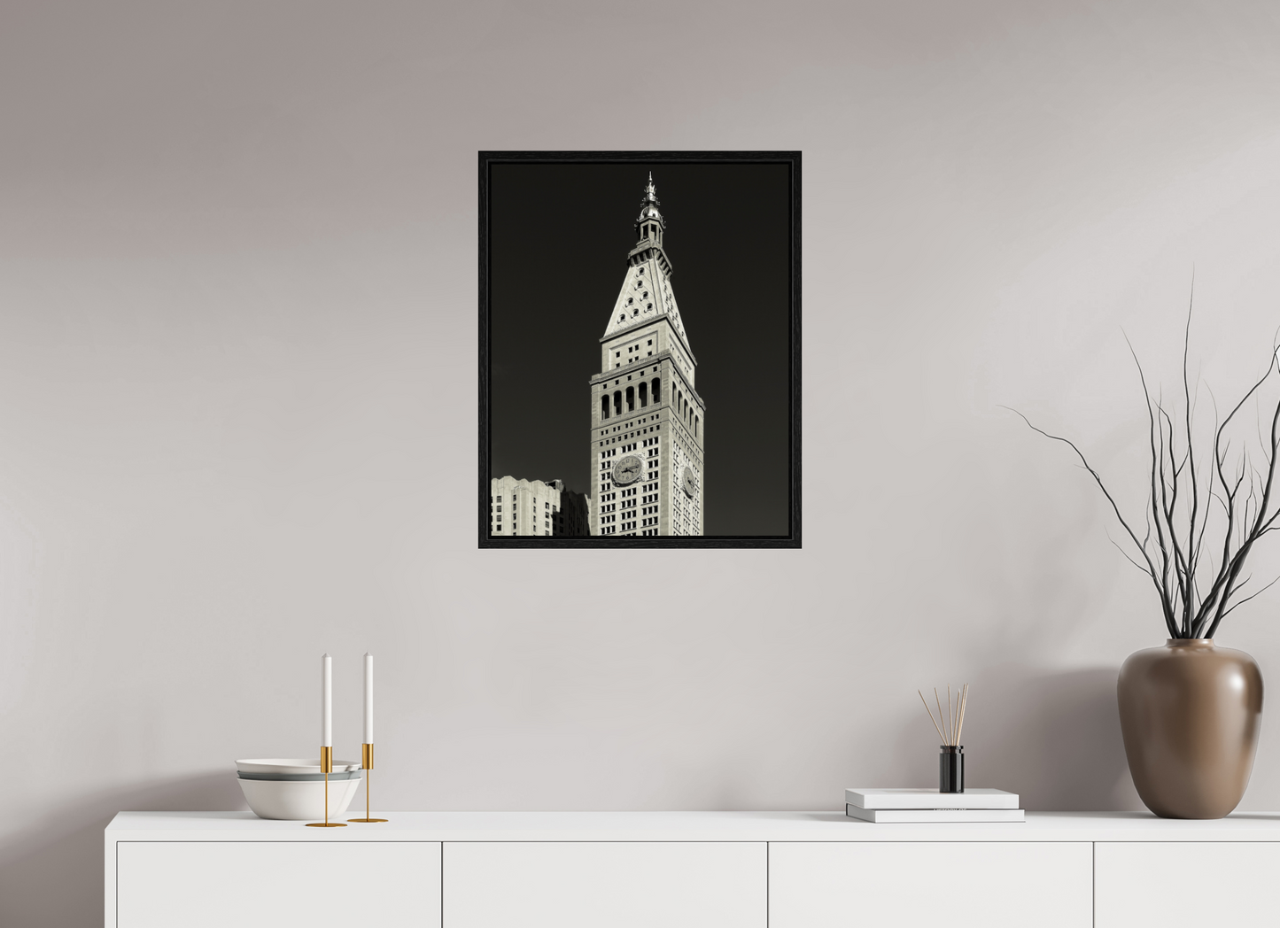 20 x 25″, Floater Frame Metropolitan Life Insurance Company Tower