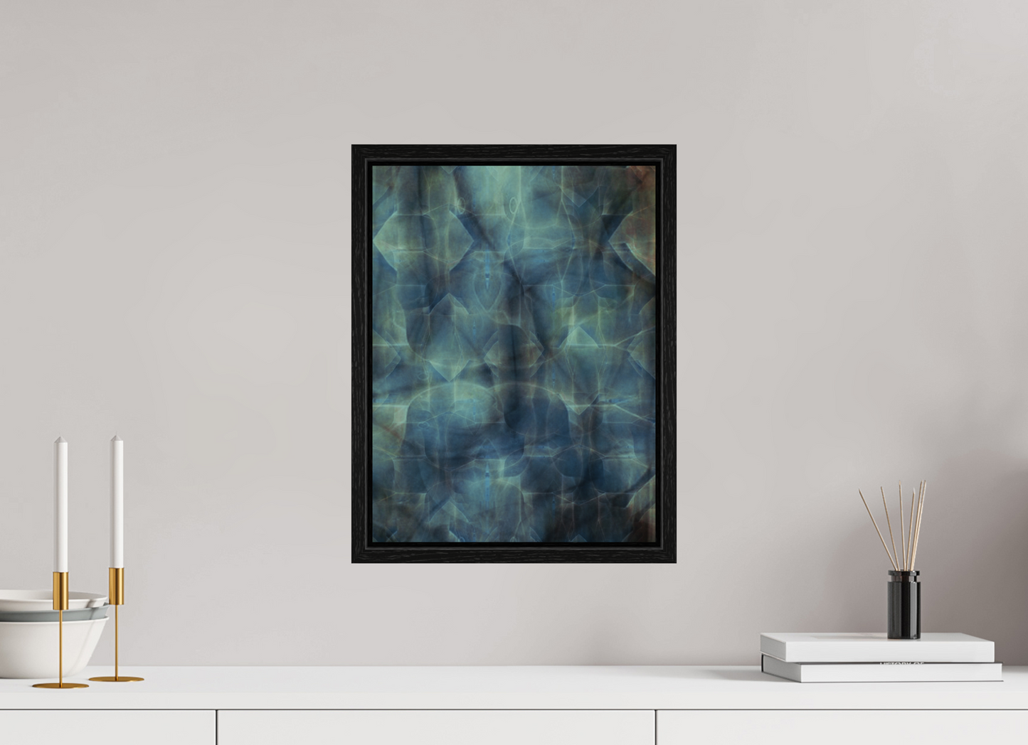 12 x 16″, Floater Frame Abstract No 308