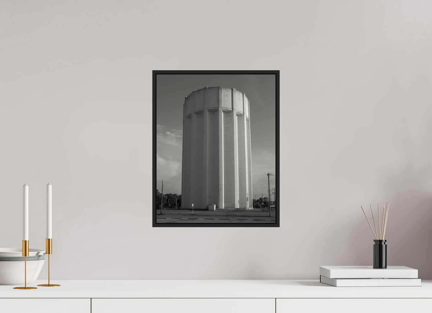 Ribbed Water Tower Kansas