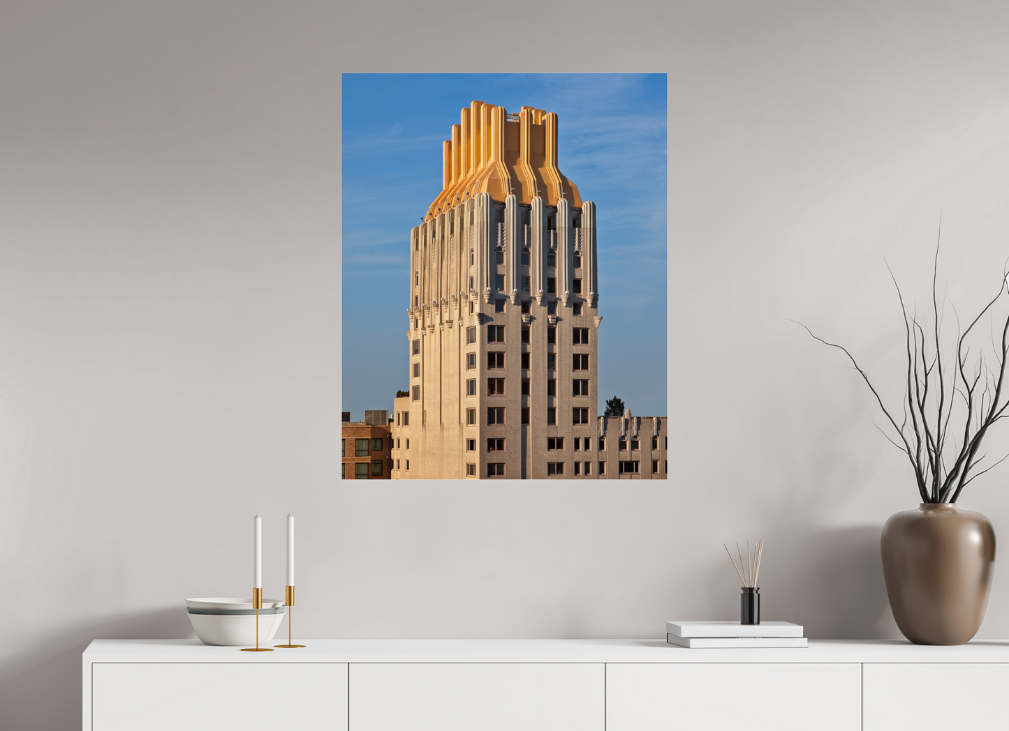 28 x 35″, Frameless Acrylic Glass Barbizon Plaza Hotel