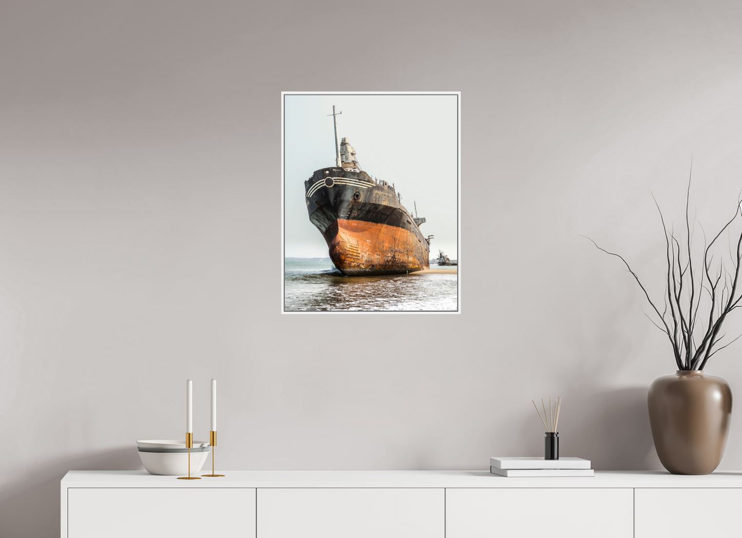 Grounded Ship Angola