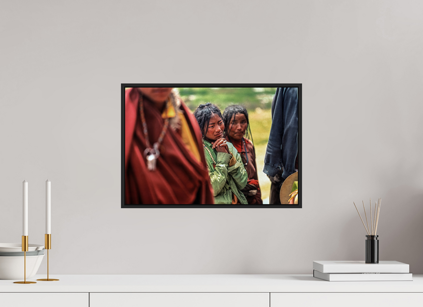 Tibetan Girl in Green Jacket