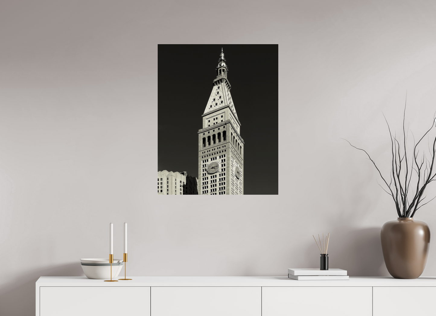 24 x 30″, Frameless Acrylic Glass Metropolitan Life Insurance Company Tower