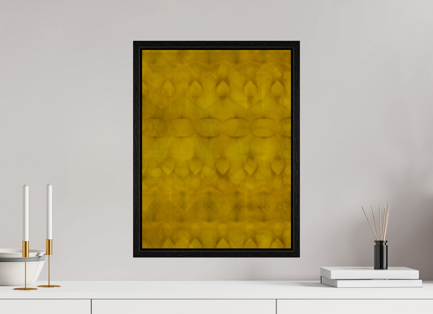 15 x 20″, Floater Frame Abstract No 16