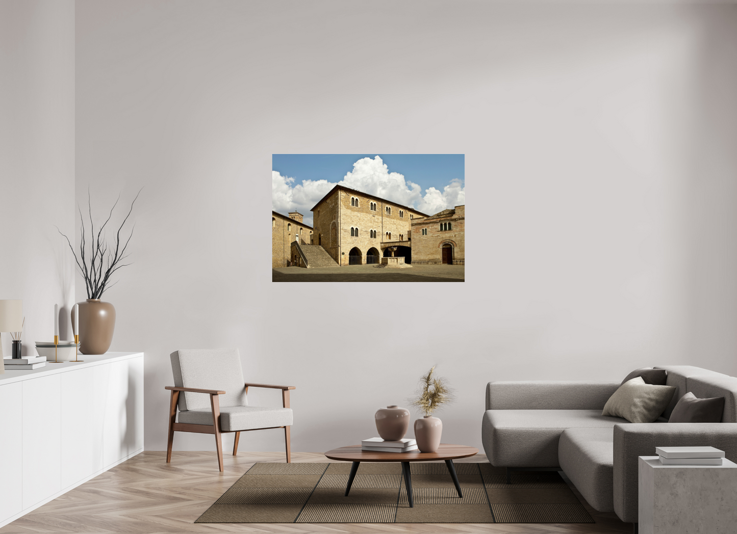 54 x 36″, Frameless Acrylic Glass Romanesque Church of San Silvestro