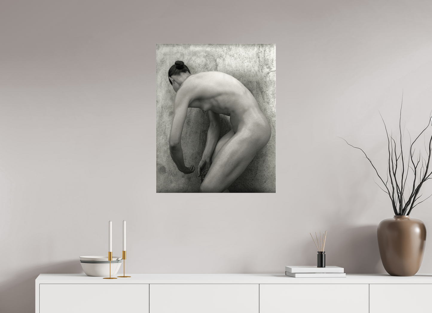 24 x 30″, Frameless Acrylic Glass Nude 60