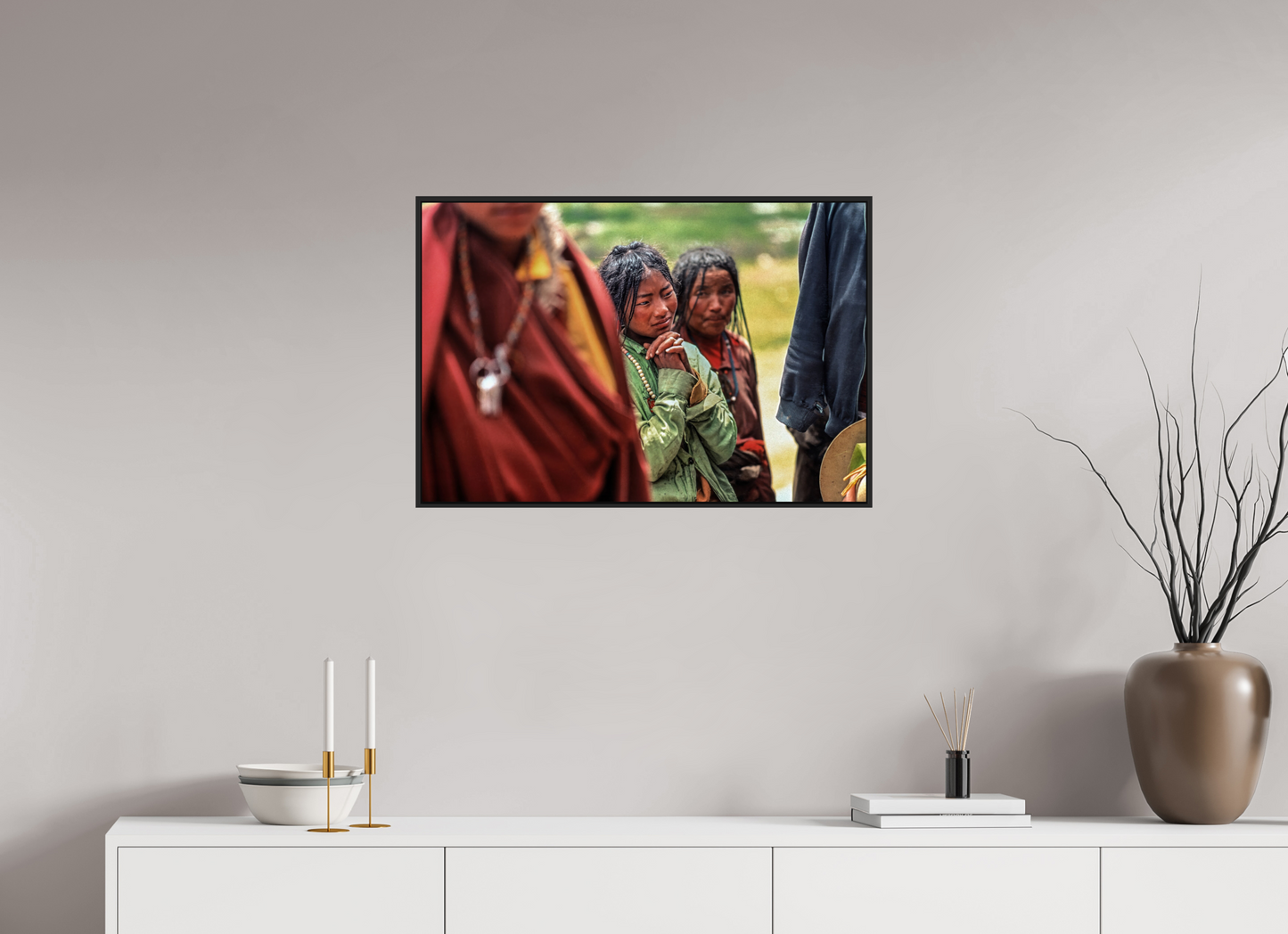 Tibetan Girl in Green Jacket