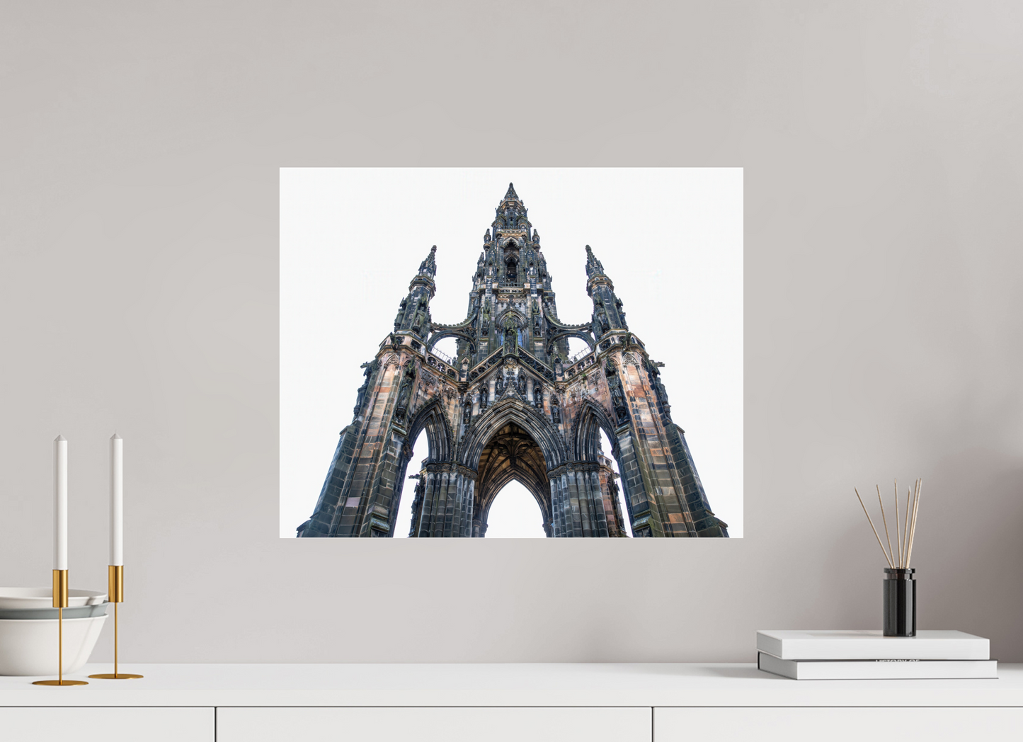 20 x 16″, Frameless Acrylic Glass The Scott Monument
