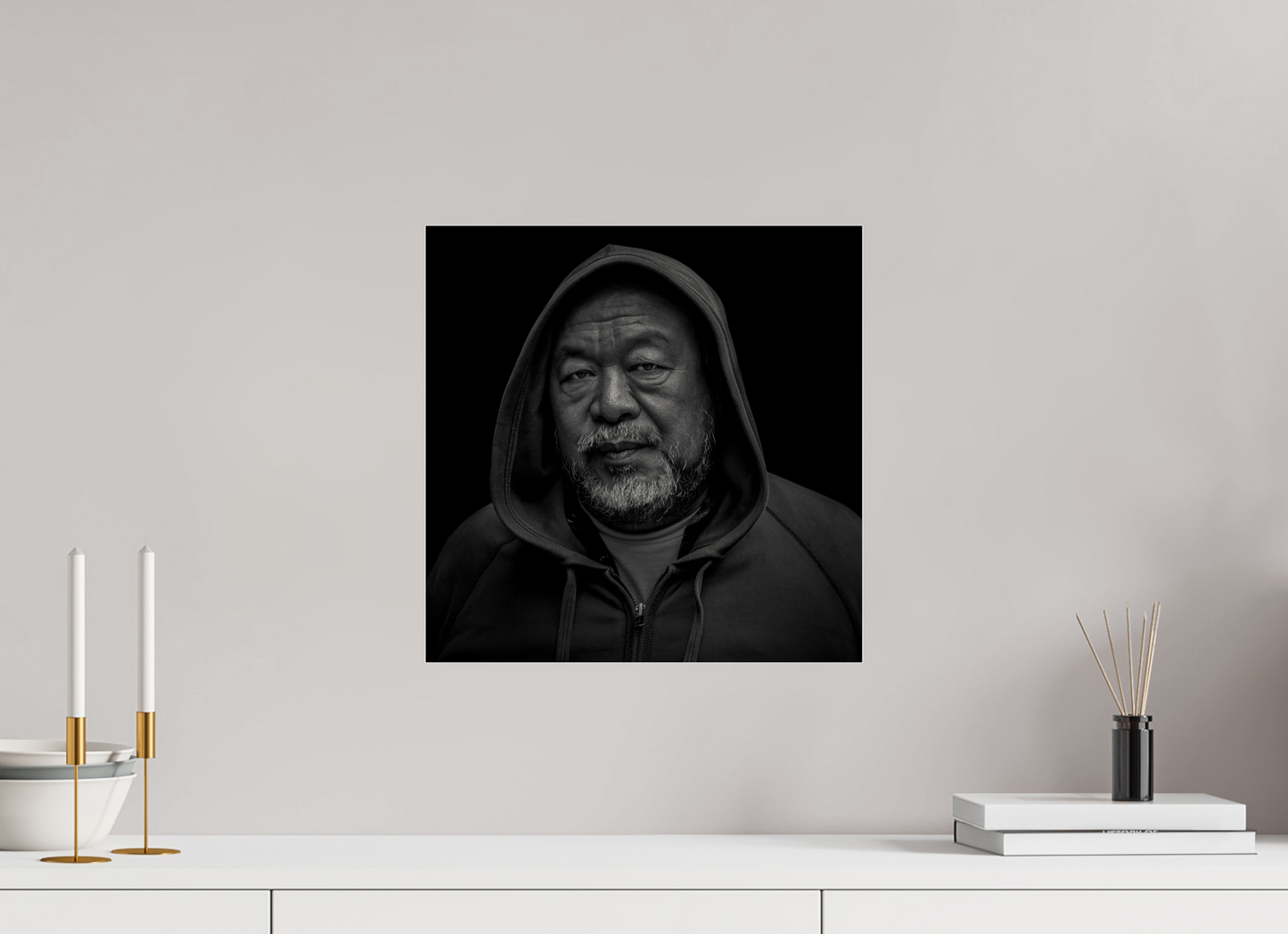 15 x 15″, Frameless Acrylic Glass Ai WeiWei