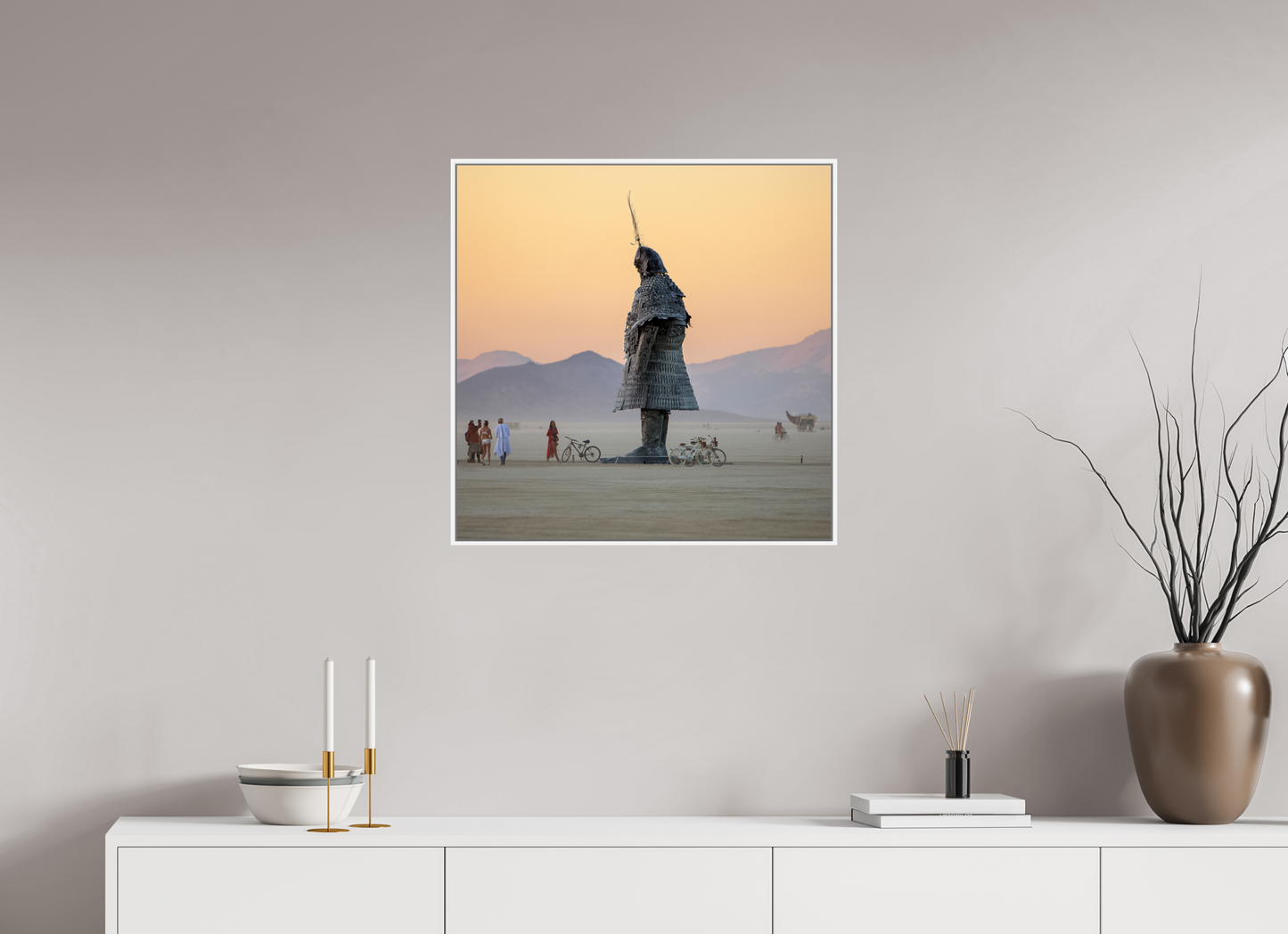 Burning Man - The Samurai with Admirer